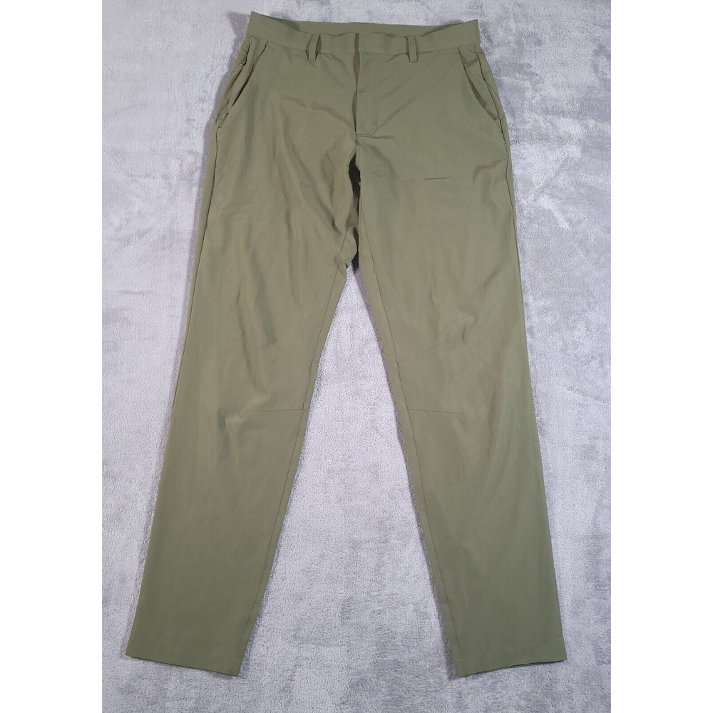 Fabletics Chino Golf Sport Casual Mens 32 x 34 Green Performance Only Chino‎